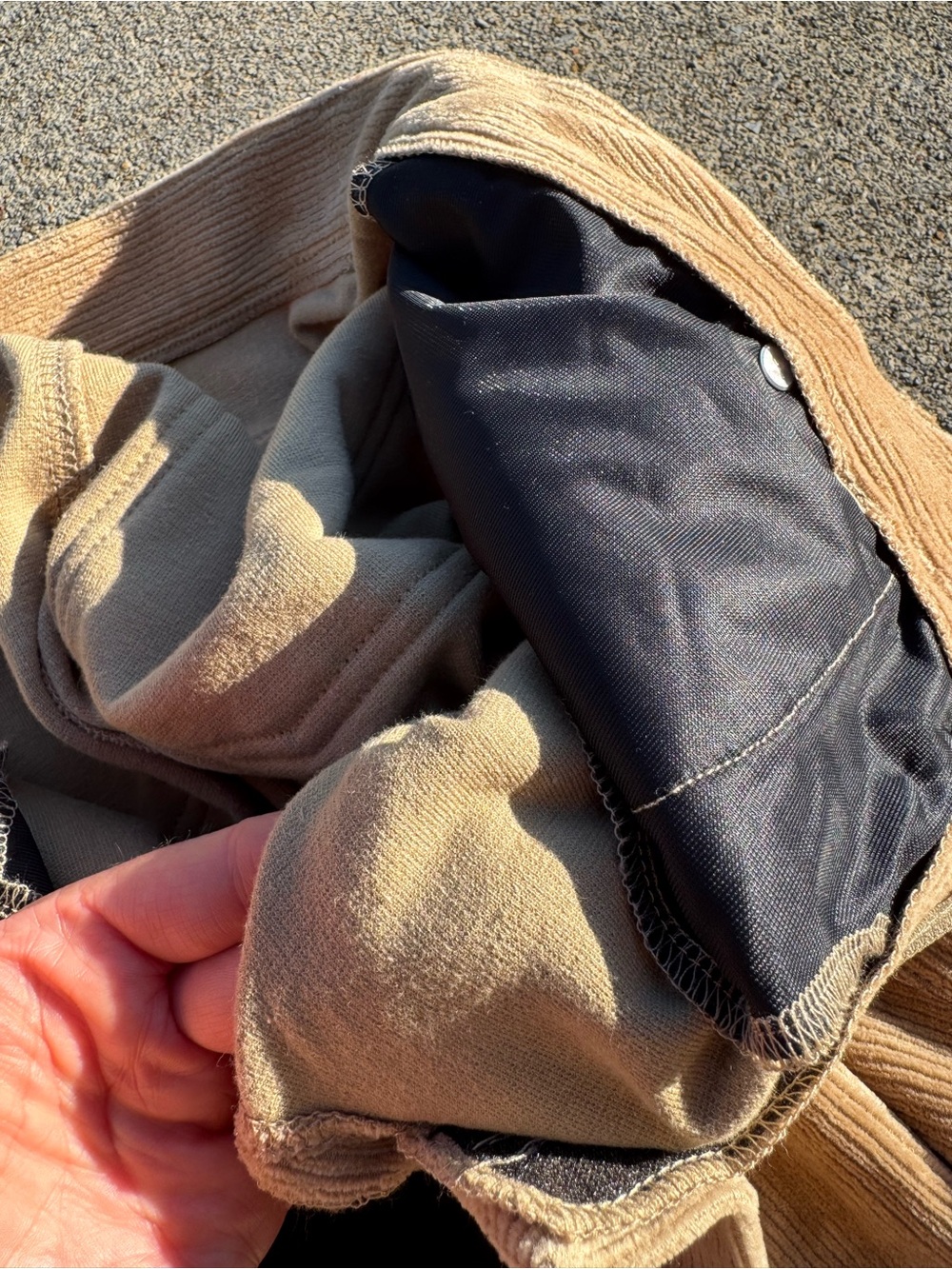 L.L. Bean Women's Bootcut Corduroy Jeans in Tan 10 Long Cottagecore Neutral - Picture 13 of 13